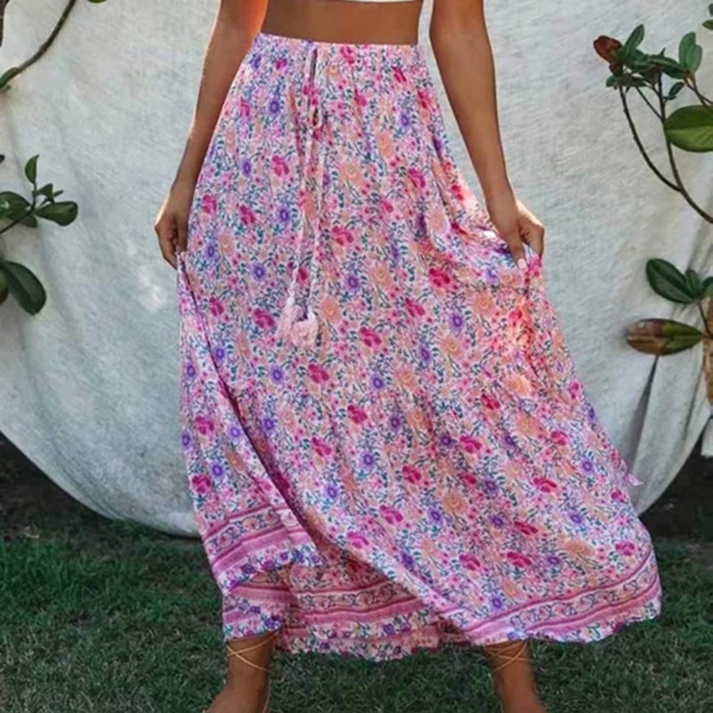 Floral Maxi Skirt NWOT